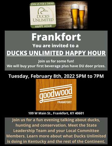 Event Frankfort Ducks Unlimited - Happy Hour