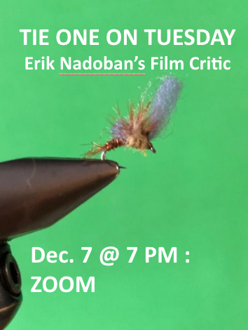 Event Tie One On Tuesday: Erik Nadoban's Film Critic Emerger