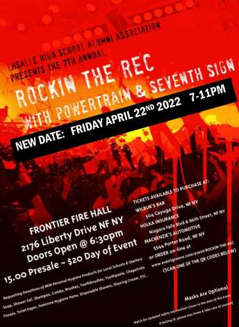 Event ROCKIN THE REC with Powertrain & Seventh Sign