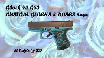 Event Glock Model 43 G43 Custom Glocks & Roses