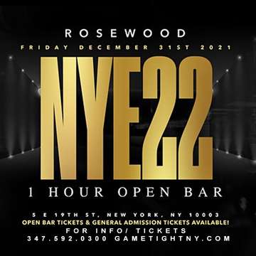 Event Rosewood NYC New Years Eve 2022