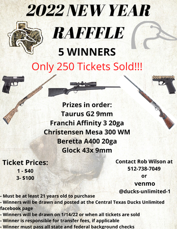 Event Central Texas New Year's Raffle