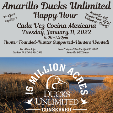 Event Amarillo Ducks Unlimited Happy Hour