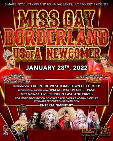 Event Miss Gay Borderland USofA Newcomer • Touch Bar El Paso