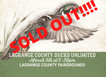 Event Lagrange County DU Sportsman's Night Out - SOLD OUT!!!