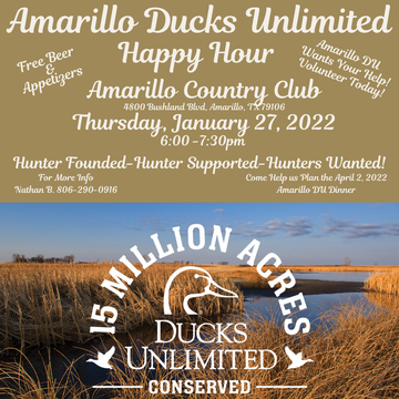 Event Amarillo Ducks Unlimited Happy Hour