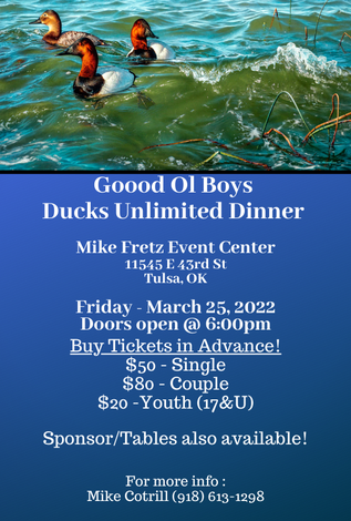 Event Goood Ol Boys Dinner-Tulsa