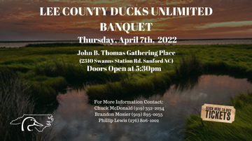 Event Lee County Ducks Unlimited Banquet