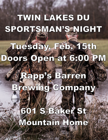 Event Twin Lakes DU Sportsman's Night Out - Mountain Home