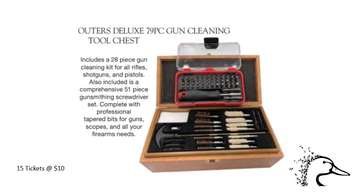 Event Outers Deluxe 79 pc Cleaning Tool Chest.