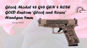 Event Glock Model 48 G48 Gen 4 Rose Gold Custom 9mm Pistol