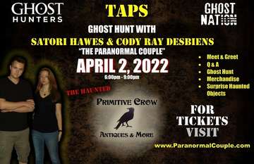 Event GHOST HUNT WITH CODY & SATORI - The Primitive Crow