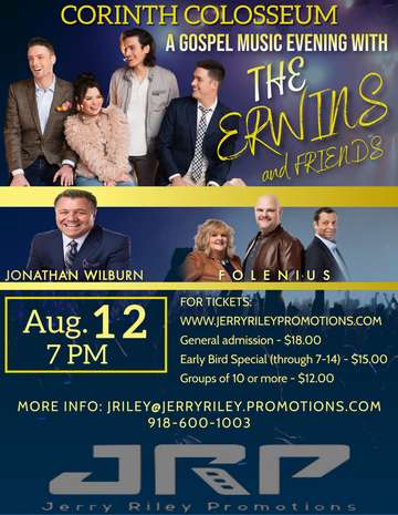 Event A Gospel Music Evening with The Erwins