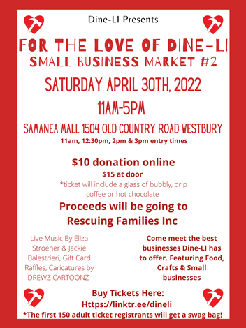 Event For The Love of Dine-LI: Small Business Market #2