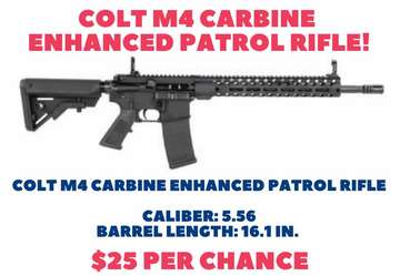 Event Win a Colt M4 Carbine  Enhanced Patrol Rifle! Drawing March 15th!