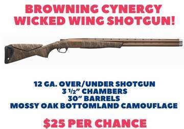 Event Win a Browning Cynergy  Wicked Wing Shotgun! Drawing March 22nd!