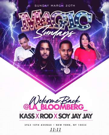 Event Magic Sundays At 11:11 Lounge