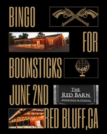 Event Bingo for Boomsticks at the Red Barn