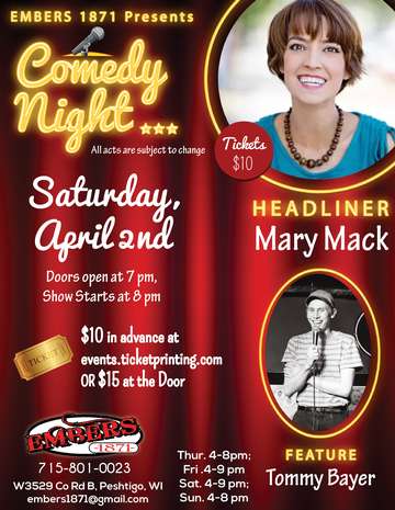 Event April 2022 Comedy Night