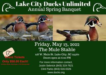 Event Lake City Ducks Unlimited Spring Banquet