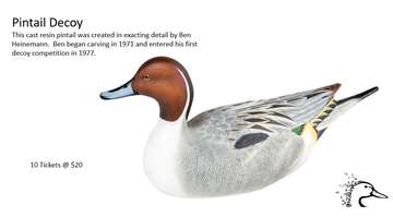 Event 2022 Ducks Unlimited Pintail Decoy