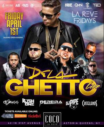Event De La Ghetto Live At Coco La Reve