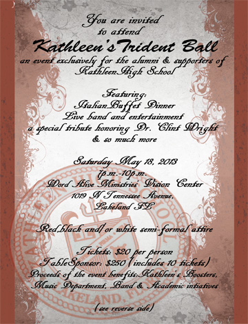 Event Kathleen High School Trident Ball