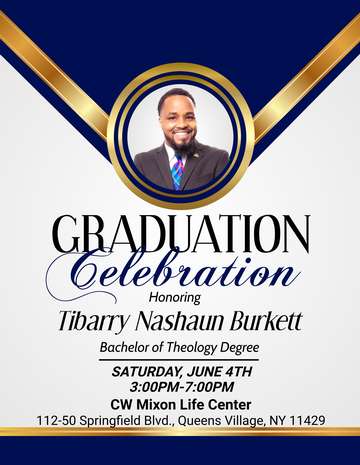 Event Bishop Tibarry Burkett Graduation Celebration 