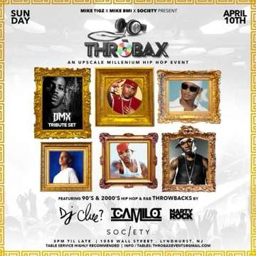 Event Throbax An Upscale Millennium Event DJ Camilo Live With DJ Clue At Society Lounge