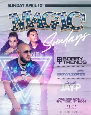 Event Magic Sundays DJ Bobby Trends Live At 11:11 Lounge