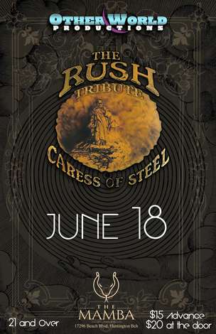 Event Caress Of Steel (Tribute to Rush) Returns to OC