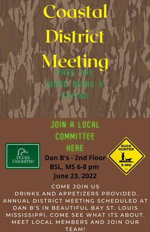 Event Join the Committee, Join the Fun- Annual Coastal District Meeting- Bay St Louis