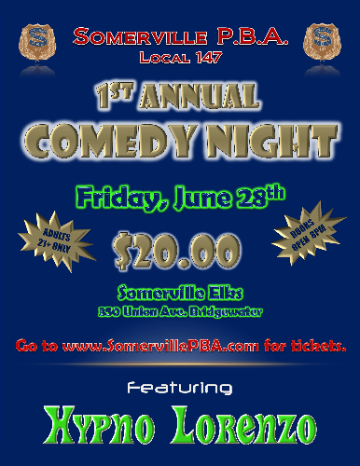 Event Somerville PBA Comedy Night!!