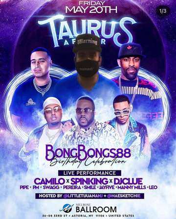 Event Taurus Affair DJ Camilo Live With DJ Spinking And DJ Clue At Melrose Ballroom
