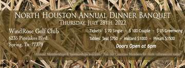 Event North Houston Ducks Unlimited Banquet (Spring Area)