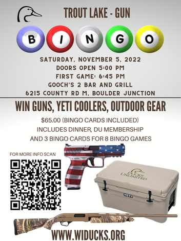 Event Trout Lake Gun Bingo (Boulder Junction)