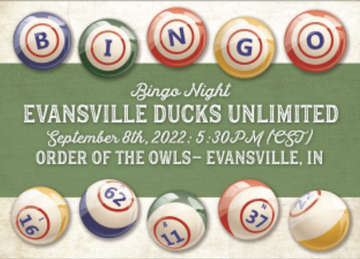 Event Evansville Ducks Unlimited Bingo Night