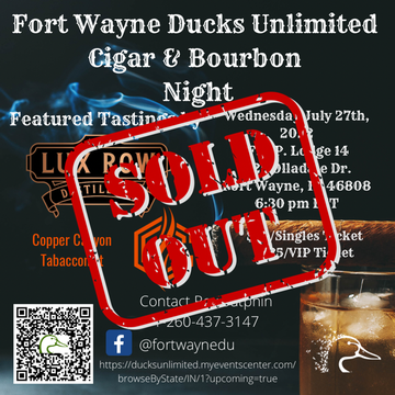 Event Fort Wayne Cigar & Bourbon Night - SOLD OUT!!!