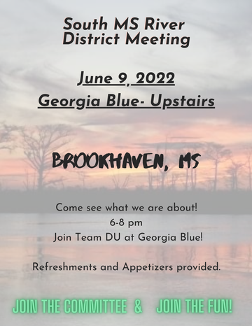Event South Mississippi River District Meeting- Brookhaven