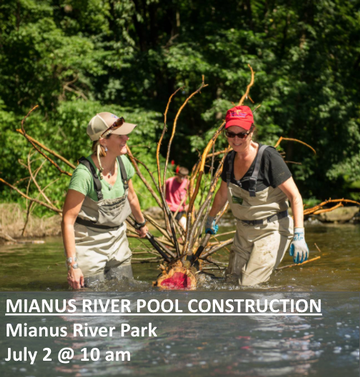 Event Mianus River Pool Construction - Volunteer Workday