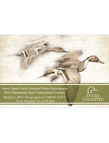 Event Posey County Ducks Unlimited Winter Extravaganza