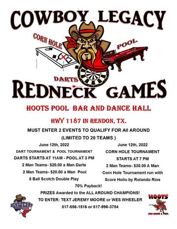 Event Cowboy Legacy Redneck Games