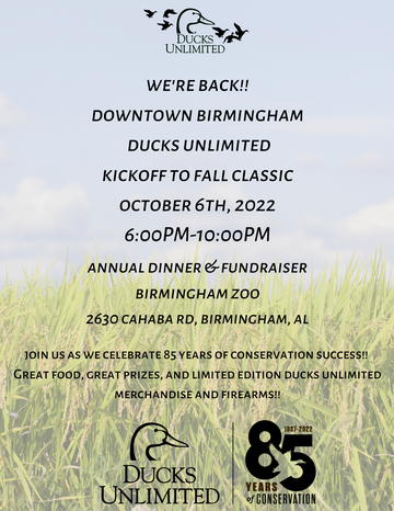 Event Birmingham Ducks Unlimited Fall Classic