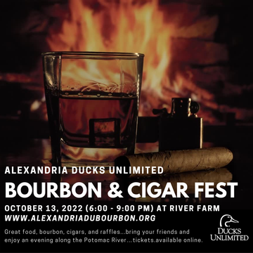 Event Alexandria Ducks Unlimited Bourbon & Cigar Fest at River Farm