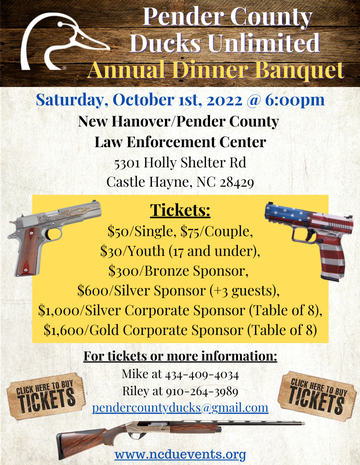 Event Pender County Banquet - SOLD OUT!
