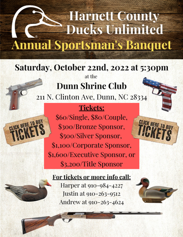 Event Harnett County Banquet - SOLD OUT!