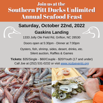 Event Southern Pitt Seafood Feast - SOLD OUT!