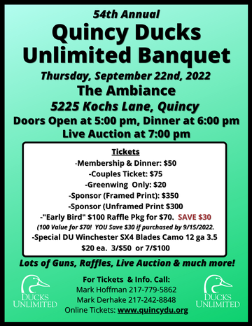 Event Quincy Annual Membership Banquet