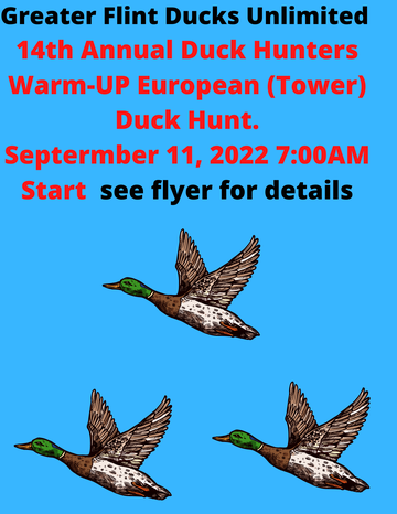 Event DU Ducks Hunter's Warm UP