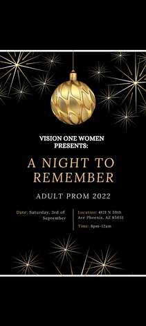 Event A Night Too Remember Adult Prom 2022